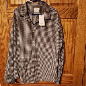 Goodfellow & Co Monochrome Checkered Shirt Men's Size XXL